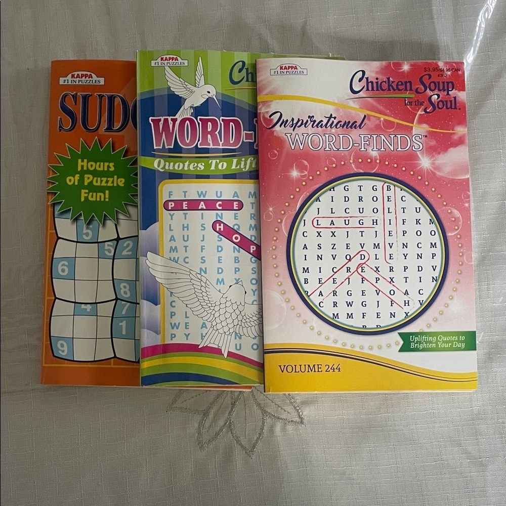 Kappa Puzzle Book Collection - Orange, Blue, Yellow